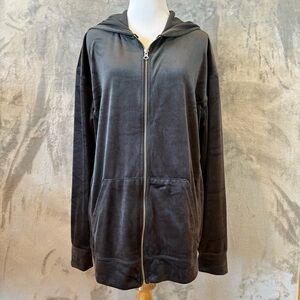 NWT LIVI Velour Activewear Athletic Workout Zip-Up Jacket Wmn’s Sz 14/16